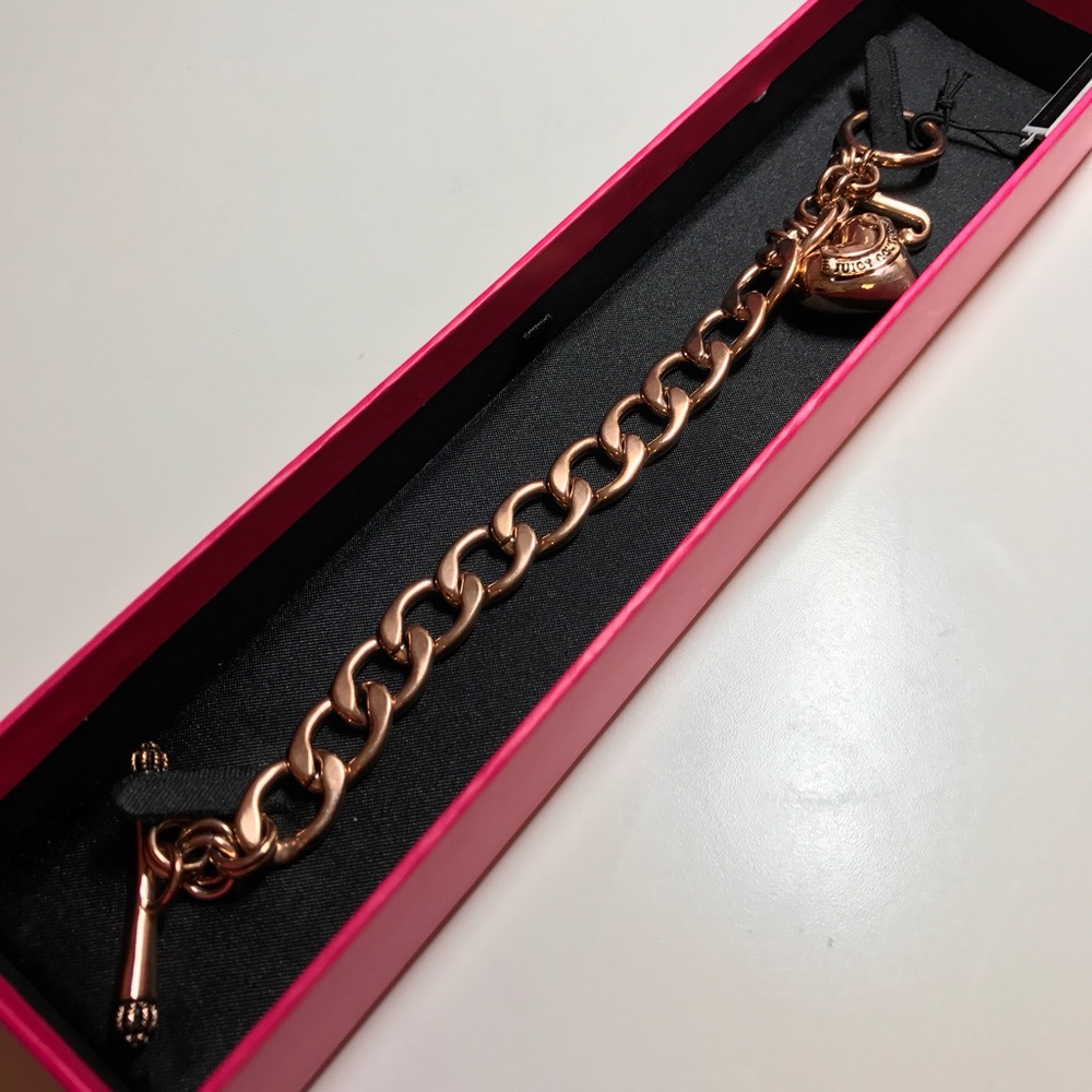 Juicy Couture Rose Gold Charm Bracelet